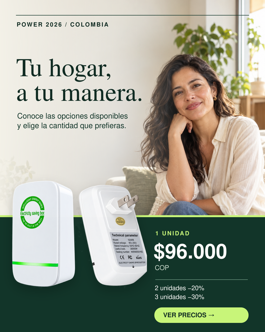 Ahorrador De Energía Power 2026