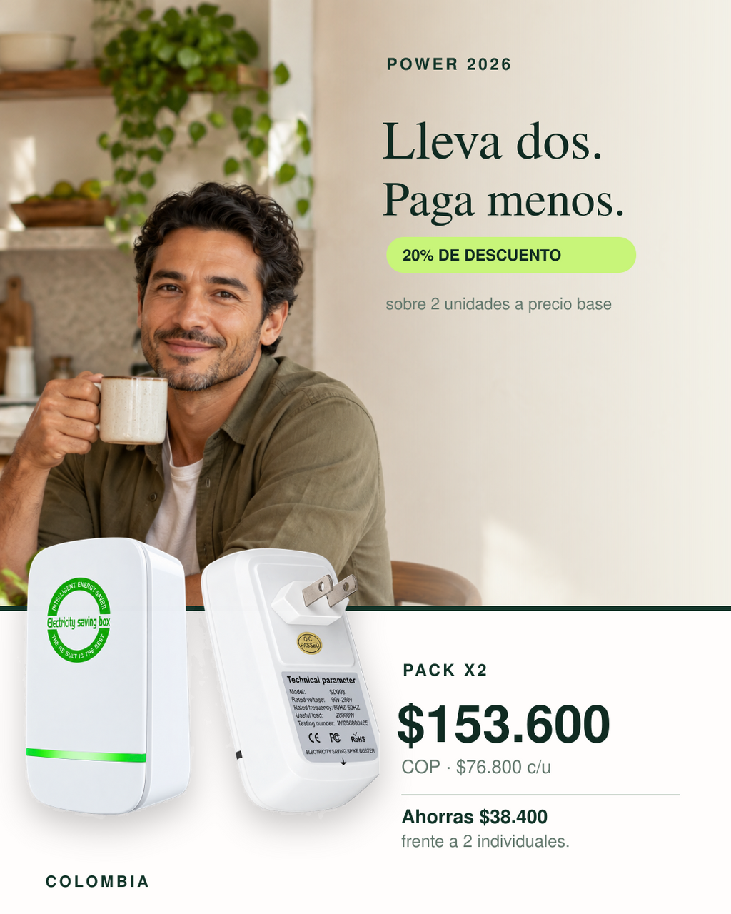 Ahorrador De Energía Power 2026