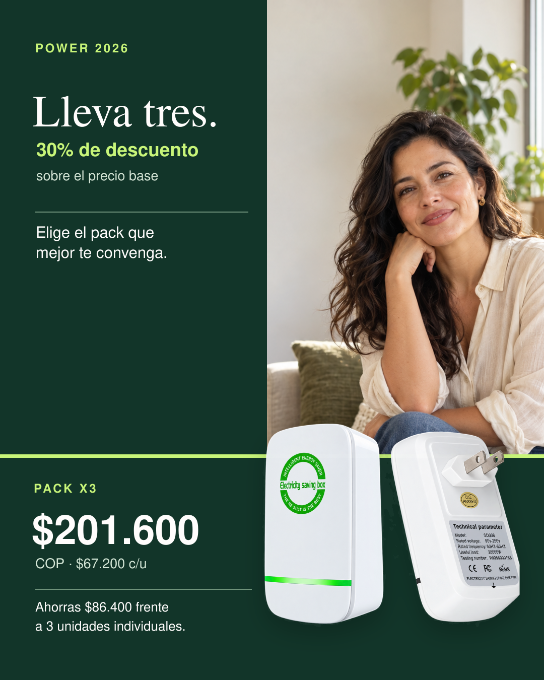 Ahorrador De Energía Power 2026